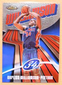 CORLISS WILLIAMSON (コーリス・ウィリアムソン) 2004 TOPPS FINEST トレーディングカード 45 【NBA,デトロイトピストンズ,PISTONS】