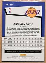 ANTHONY DAVIS (アンソニー・デイビス) 2019-20 HOOPS PREMIUM STOCK TRIBUTE トレーディングカード 【NBA,ロサンゼルスレイカーズ,LAKERS_画像2