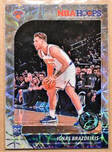 IGNAS BRAZDEIKIS (イグナス・ブラズデイキス) 2019-20 NBA HOOPS ROOKIE トレーディングカード 【ニューヨークニックス,NEW YORK KNICKS】