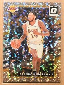 BRANDON INGRAM (ブランドン・イングラム) 2017-18 OPTIC PRIZM トレーディングカード 【NBA,ロサンゼルスレイカーズ,LAKERS】