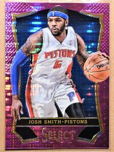 JOSH SMIT (ジョシュ・スミス) 2013-14 SELECT PRIZM PURPLE 99枚限定 トレーディングカード 【NBA,アトランタホークス,ATLANTA HAWKS】