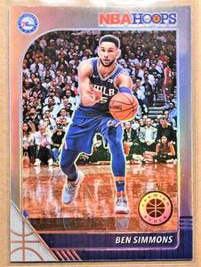 BEN SIMMONS (ベン・シモンズ) 2019-20 NBA HOOPS,PREMIUM STOCK,PRIZM トレーディングカード 【76ERS,フィラデルフィア シクサーズ】