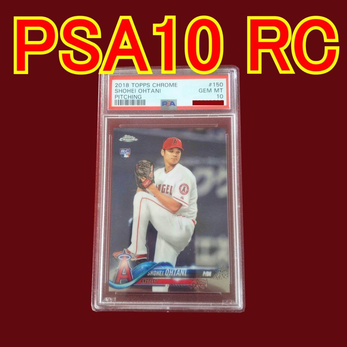 大谷翔平 PSA10 2018 ToppsChrome HMT32 ルーキー-