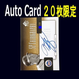 ◆【20枚限定 Auto card】Mike Piazza UD Sp Authentic Sp Chirography　◇検索：ピアッツァ 直筆サイン Signature Autograph ピアザ