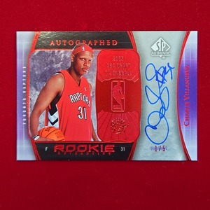 ◆Charlie Villanueva【1/5 1st# Auto card】2005-06 NBA UD Sp Authentic Autographed Rookie Authentics ◇検索：直筆サイン ビラヌエバ