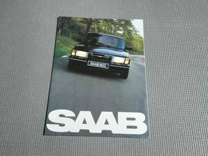  Saab 900 TURBO English version catalog 1981 year 