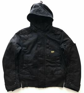 ジースターロウ デニム N-2Bタイプ ミリタリージャケット ミリタリーパーカー　　中綿入りの肉厚素材 G-STAR RAW DENIM 柳6645