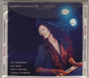 【US盤 Jazz CD】Barbara Dennerlein / That's Me　 (Bluemoon R2 79183) 1992年 / Hammond B-3 Organ 