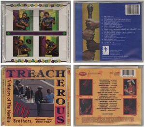  The Neville Brothers【New Orleans Funk CD】 ■Neville-Ization (UK Demon) / ■ Treacherous Too！ (US Rhino) CD 2枚セット 