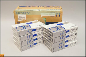 税込◆未開封◆SONY ベータ ビデオテープ L-500MHG 8本 MASTER HG Beta ソニー-7747
