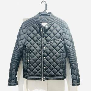 MONCLER Moncler down jacket FRED Fred diamond quilting leather Logo badge attaching size 2 men's 
