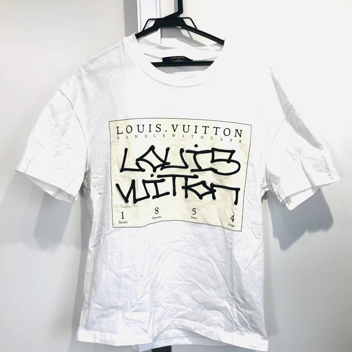ルイヴィトン 16AW ジャガードロゴ半袖Tシャツ グレー ファッション ...