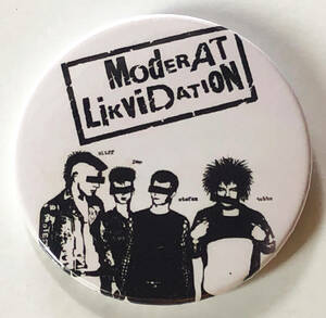 MODERAT LIKVIDATION - Nitad 缶バッジ 40mm #Svenska #80's cult killer punk rock #custom buttons