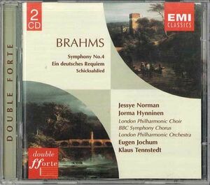 英2discs CD Jochum, Tennstedt Brahns Symphony No.4 Etc 724356951822 EMI /00220