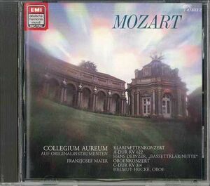 独CD Collegium Aureum Mozart : Klarinetten & Oboen Konzert CDC476032 EMI /00110