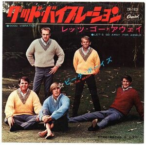 7 Beach Boys Good Vibrations / Let's Go Away For Awhile CR1621 CAPITOL Japan /00080