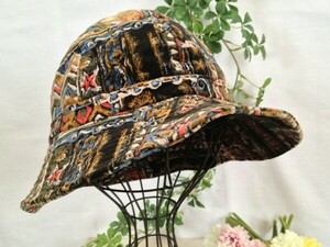 * made in Japan * moist hand ... total pattern . walk hat *57.5cm*