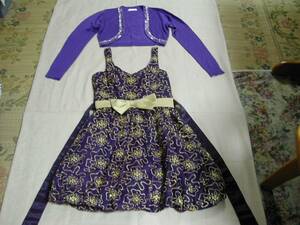 # super-beauty goods : purple color bolero + camisole dress Tm128