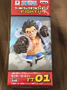 ワンピース ワールドコレクタブルフィギュア -FIGHT- FT01 モンキー・D・ルフィ 単品 ギア4 バウンドマン 定形外220円