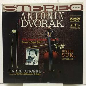 ◆ ANTONIN / DVORAK / VIOLIN CONCERTO IN A MINOR / バイオリン ◆ ARTIA 米 深溝