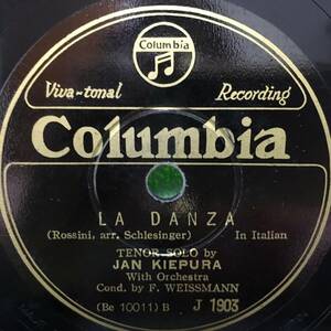 即決 499円 SP盤1423/JAN KIEPURA/LA DANZA/HEUTE NACHT ODER NIE!