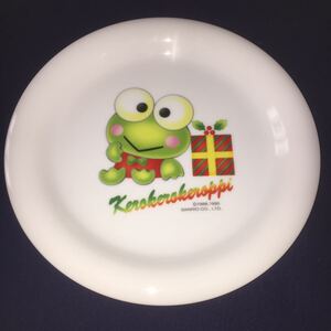  ultra rare rare goods Sanrio 1995 year made Kero Kero Keroppi ceramics plate plate 19.5.