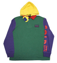 ラルフローレン SNOW BEACH HOODED RUGBY SHIRT 緑 Lサイズ 新品 国内正規品 復刻 POLO RALPH LAUREN L フード付き ラグビーシャツ ラルフ_画像1