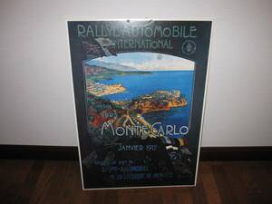 *WRC Display/WRC табличка первый раз Monte Carlo Rally постер на месте .. товар *
