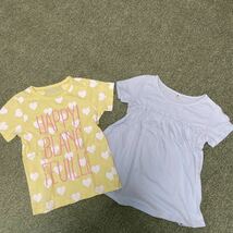 女の子用☆半袖Tシャツ２枚セット☆140サイズ_画像1