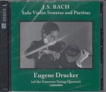 [2CD/Parnassus]バッハ:無伴奏ヴァイオリンのためのソナタとパルティータ全曲(BWV.1001-1006)/E.ドラッカー(vn) 1988-1989_画像1