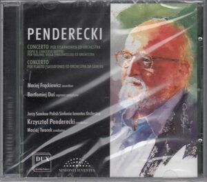 [CD/Dux]ペンデレツキ:アコーディオン協奏曲他/M.フラキエヴィチ(accordion)&K.ペンデレツキ&ポーランド・シンフォニア・ユヴェントゥス管