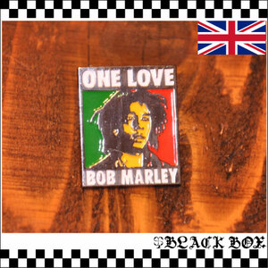 英国インポート Pins ピンズ ピンバッジ ラペルピン ONE LOVE BOB MARLEY ボブマーリー REGGAE レゲエ SKA スカ イギリス ENGLAND GB UK241