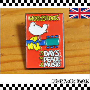 英国 インポート Pins ピンズ ピンバッジ WOODSTOCK ウッドストック イギリス UK GB ENGLAND 602