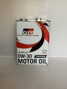 ●送料無料●トヨタ純正 GR モーターオイル Touring 0ｗ30 4L/1缶 GAZOO Racing 全合成油 ツーリング ガズーレーシング