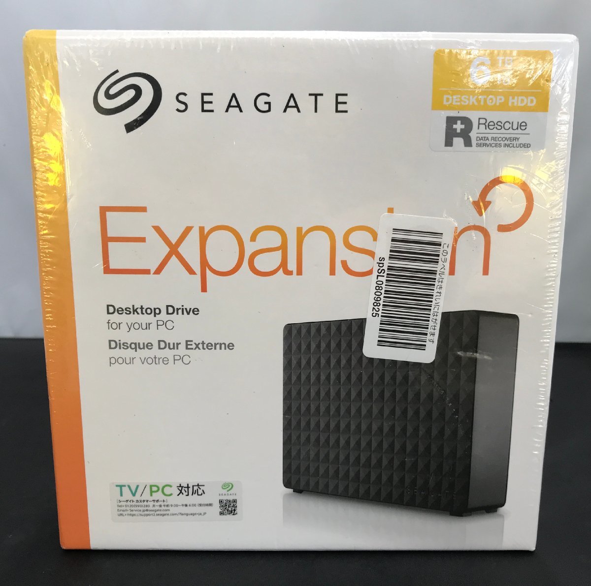 Seagate USB3.2(Gen1)/USB3.0接続 外付けハードディスク 6.0TB