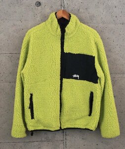 STUSSY ステューシー Reversible Micro Fleece Jacket リバーシブル マイクロ フリース ジャケット サイズM