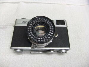 1961年発売 CANON キヤノン キヤノネット Canonet 45mm F1.9 フィルムカメラ 動作未確認 ①