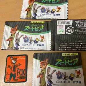 新品未使用 ズートピア 貼ってはがせる エコワッペン ジュディー ニック