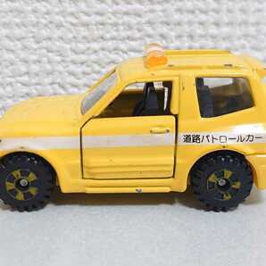 トミカ 三菱 パジェロ 道路パトロールカー 絶版 廃盤 中古 コンテナトミカ ミツビシ 528の画像3