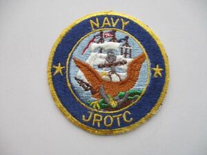 【送料無料】アメリカ海軍JROTC士官学校パッチ刺繍ワッペン/patchネイビーNAVY米海軍USN米軍Junior Reserve Officers Training Corps M60