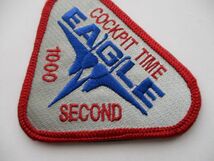 【送料無料】マクダネル ダグラス社F-15イーグル1000飛行時間記念パッチ ワッペン/patch航空自衛隊AIR FORCE COCKPIT TIME 1000 EAGLE M65_画像3
