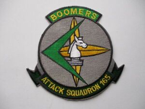 【送料無料】アメリカ海軍BOOMERSブーマーズATTACK SQUADRON 165パッチVA-165ワッペン/patchネイビーNAVY米海軍USN米軍USミリタリー M66