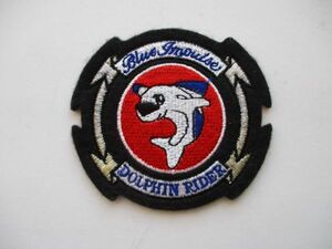 【送料無料】航空自衛隊 ブルーインパルス DOLPHIN RIDERパッチ/PATCHアクロバットT-4航空祭JASDFドルフィンBlue Impulse M68