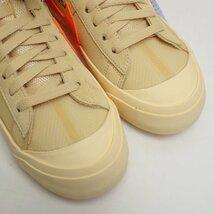 ★1円 未使用 ナイキ × OFF-WHITE THE 10:NIKE BLAZER MID スニーカー メンズ27.0cm/トータルオレンジ/AA3832-700/付属品有&1780800088_画像5