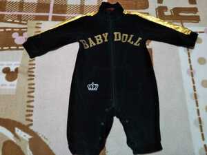 BABY DOLL coverall 70 black × Gold 