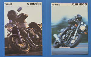 ヤマハ　XJR1200　YAMAHA　XJR1200　フランス語・ドイツ語表記　輸出車　1998年　カタログ2冊【Y輸1990-18】