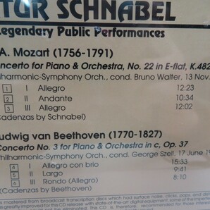 緑2｜新品未開封！★ CD / music&arts ★Mozart / Beethoven Legendary Public Performances ＠Artur Schnabel シュナーベルの画像7