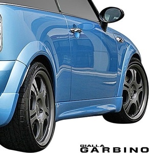 【M's】R53 BMW ミニ クーパーS RE16 前期 (2001y-2004y) GIALLA サイドシル 左右 ／／ FRP MINI ジアラ ガルビノ エアロ パーツ カスタム