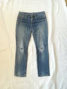 GAP lady's damage Denim pants 64