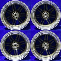 希少!＊WEDS BVILLENS＊18インチホイール＊18x8J/オフセット+36/PCD100(114.3)-5H＊4本セット_画像2